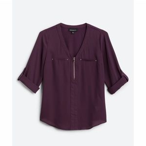Fortune & Ivy Purple Women’s Dress Shirt